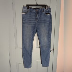 👖Studio Blue Jeans Denim faded soft design wear front straight leg eco Friendly